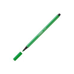 Rotulador stabilo acuarelable pen 68 verde hoja punta gruesa 1mm