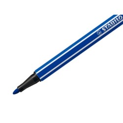 Rotulador stabilo acuarelable pen 68 azul marino punta gruesa 1mm