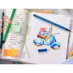 Rotulador stabilo acuarelable pen 68 lila punta gruesa 1mm
