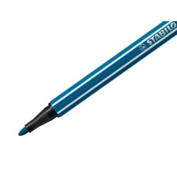 Rotulador stabilo acuarelable pen 68 turquesa punta gruesa 1mm