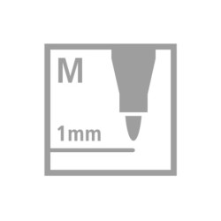Rotulador stabilo acuarelable pen 68 turquesa punta gruesa 1mm
