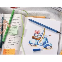 Rotulador stabilo acuarelable pen 68 counter expositor 240 unidades colores surtidos