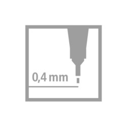 Rotulador stabilo punta de fib ra point 88 ocre oscuro punta fina 0,4mm