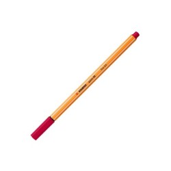 Rotulador stabilo punta de fib ra point 88 carmin punta fina 0,4mm