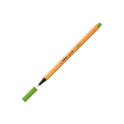 Rotulador stabilo punta de fib ra point 88 verde manzana punta fina 0,4mm