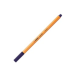Rotulador stabilo punta de fib ra point 88 azul noche punta fina 0,4mm