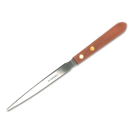 Abrecartas q-connect con mango de madera longitud 215 mm