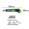 Cuter q-connect plastico ancho con asa para colgar cuchilla 18 mm xd-43 blister 1 unidad