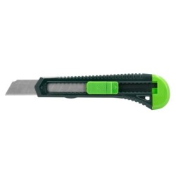 Cuter q-connect plastico ancho con asa para colgar cuchilla 18 mm xd-43 blister 1 unidad