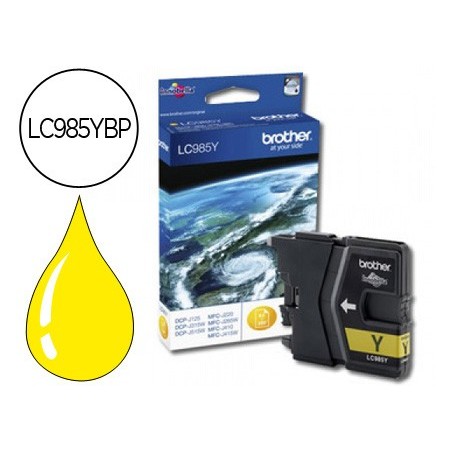 Ink-jet brother lc-985y amarillo dcp-j125/dcp-j315w mfc-j265w/mfc-j410/mfc-j415w