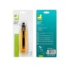 Cuter q-connect plastico ancho de seguridad retractil y con asa para colgar cuchilla 18 mm xd-123 blister 1 unidad