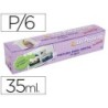 Pintura laca cristal la pajarita kids 35 ml caja de 6 unidades colores surtidos  pincel