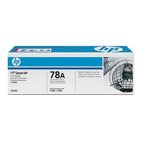 Toner hp laserjet p1500/p1560/p1600 -ce278a- negro 2.100 pags