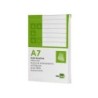 Bloc notas liderpapel horizontal a7 80 hojas 60g/m2 perforado
