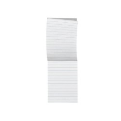 Bloc notas liderpapel horizontal a7 80 hojas 60g/m2 perforado