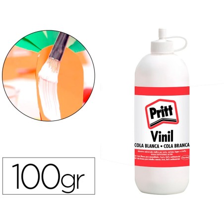Pegamento cola blanca pritt vinil bote de 100 gr