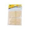Palillo para manualidades liderpapel madera color natural 15x2 cm bolsa de 100 unidades