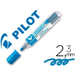 Rotulador pilot v board master para pizarra blanca azul tinta liquida trazo 2,3mm