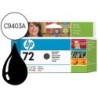 Ink-jet hp 72 negro mate designjet t610/1100 -130ml-