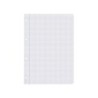 Recambio liderpapel a4 100 hojas 100g/m2 cuadro 4mm con margen 4 taladros