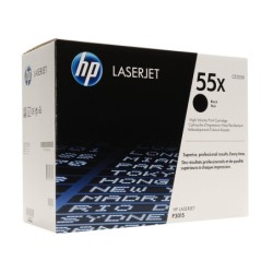 Toner hp 55x negro -12500pag- p3015x