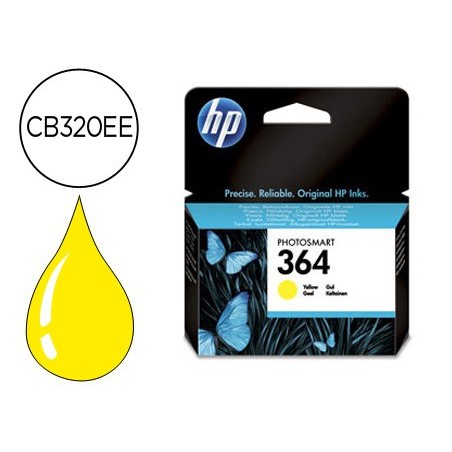 Ink-jet hp 364 amarillo photosmart premium - c309a / series c5300 / c6300 / b8500 / d5400 -300pag