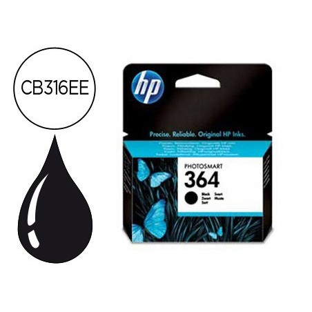Ink-jet hp 364 negro photosmart premium - c309a / series c5300 / c6300 / b8500 / d5400 -250pag
