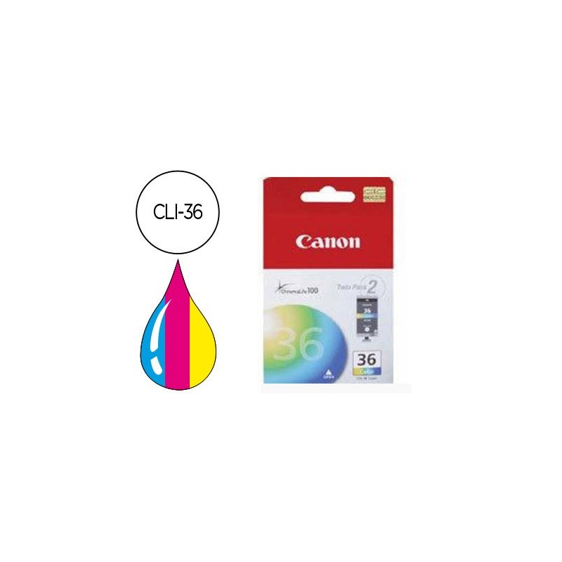 Ink-jet canon cli-36 tricolor pixma mini 260 ip100