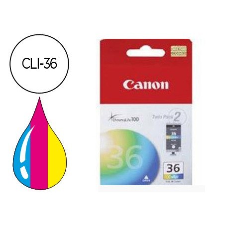 Ink-jet canon cli-36 tricolor pixma mini 260 ip100