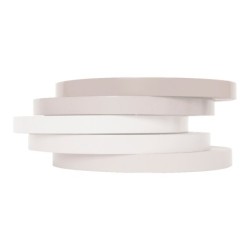 Cinta adhesiva q-connect 66m x 66 mt x 9 mm blanco para cerrar bolsas