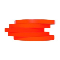 Cinta adhesiva q-connect 66 mt x 9 mm roja para cerrar bolsas