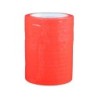 Cinta adhesiva q-connect 66 mt x 9 mm roja para cerrar bolsas