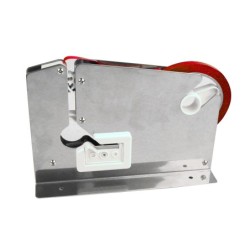 Cinta adhesiva q-connect 66 mt x 9 mm roja para cerrar bolsas