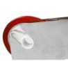 Cinta adhesiva q-connect 66 mt x 9 mm roja para cerrar bolsas
