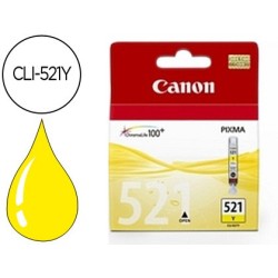 Ink-jet canon cli-521y amarillo pixma mp620/630/980 ip3600/4600