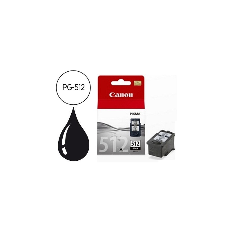 Ink-jet canon pg-512 negro pixma mp240/260/480 400 pag