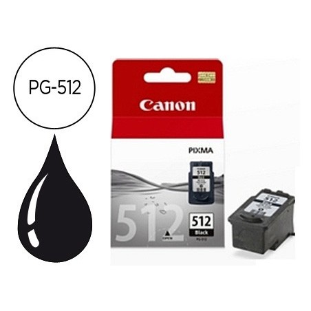 Ink-jet canon pg-512 negro pixma mp240/260/480 400 pag