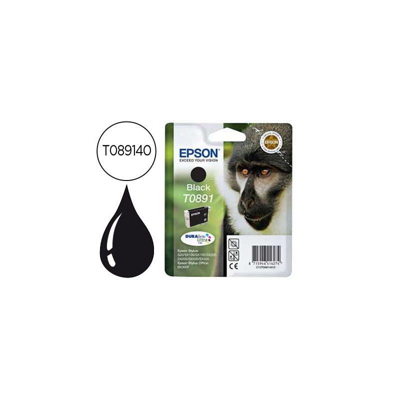 Ink-jet epson t0891 negro stylus s20 / sx-100 / sx-110