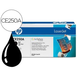 Toner hp laserjet color cp3525 negro 5.000 pag
