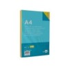 Papel color liderpapel a4 75gr neon 4 colores surtidos paquete de 100 hojas