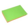 Papel color liderpapel a4 75gr neon 4 colores surtidos paquete de 100 hojas