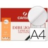 Papel dibujo marca mayor 160gr din a4 minipack de 10 hojas
