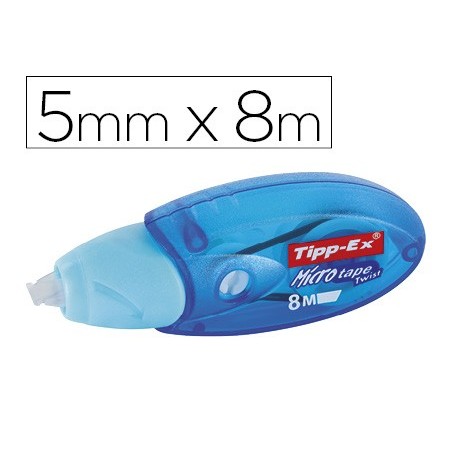 Corrector tipp-ex micro tape twist 5 mm x 8 mt