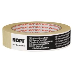 Cinta adhesiva tesa para pintar nopi 45 mt x 50 mm