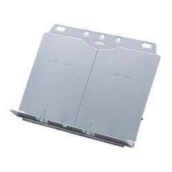 Atril fellowes para libros plastico gris medidas 244x295x50 mm