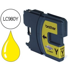 Ink-jet brother lc-980y dcp-145/dcp-165/mfc-250/mfc- 290 amarillo