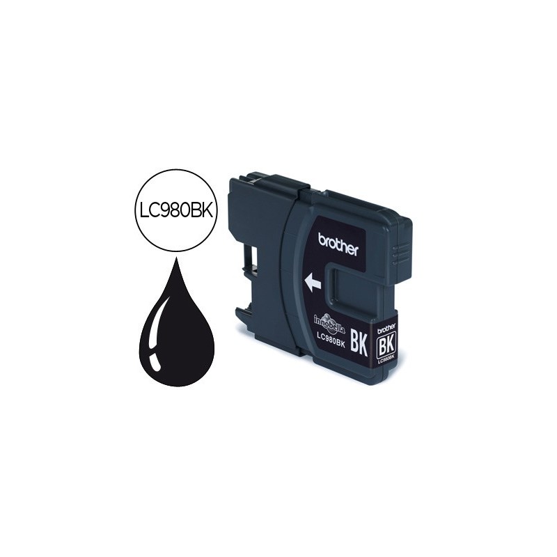 Ink-jet brother lc-980bk dcp-145/dcp-165/mfc-250/mfc- 290 negro