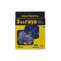 Juegos de mesa tres en raya magnetico 20x16,1x2,5 cm