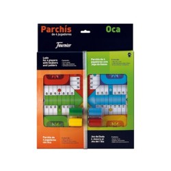 Parchis con oca tablero pequeño 42,5x33x4,45 cm