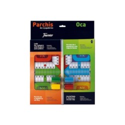 Parchis con oca tablero pequeño 42,5x33x4,45 cm
